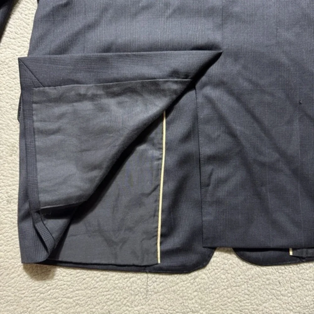 Rag &‎ Bone Blazer Mens 38 Black Two Button Wool Blend For Barneys Jacket Collar